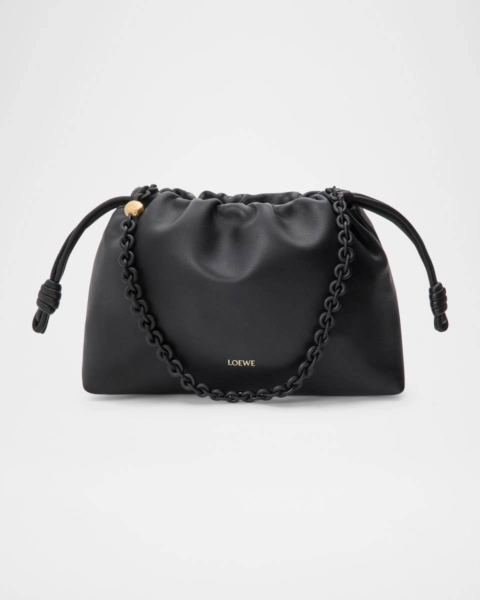 Flamenco Medium Shoulder Bag in Nappa Leather